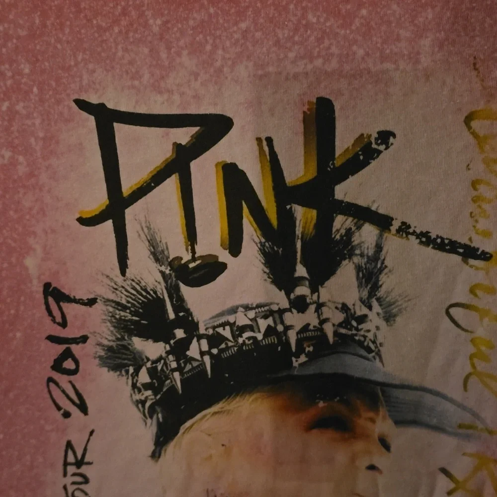 "Pink" bella canvas tee - Picture 3 of 5